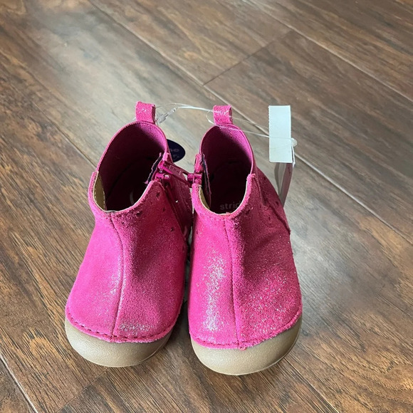 Stride rite 2.0 Boot- Hot pink, Leather upper -Size 4M, 20EU-NWT - Picture 1 of 8